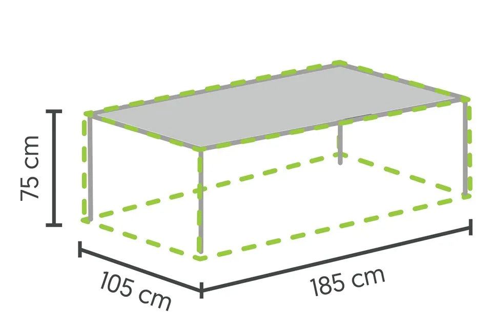 Winza | Tafelhoes Premium 185 x 105 x 75 cm