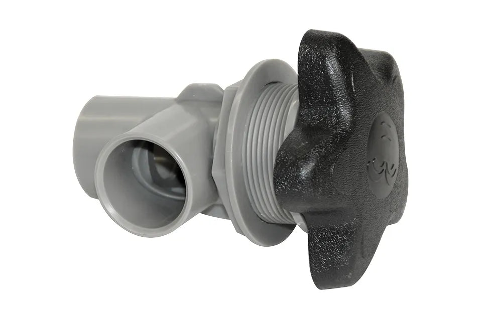 Passion | On/Off Turn Valve - 1 S x 1" S, Star Handle, Black