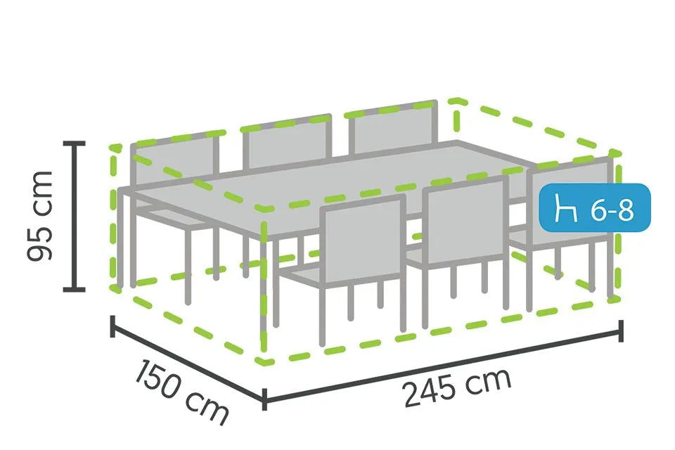 Winza | Tuinsethoes Premium 245 x 150 x 95 cm