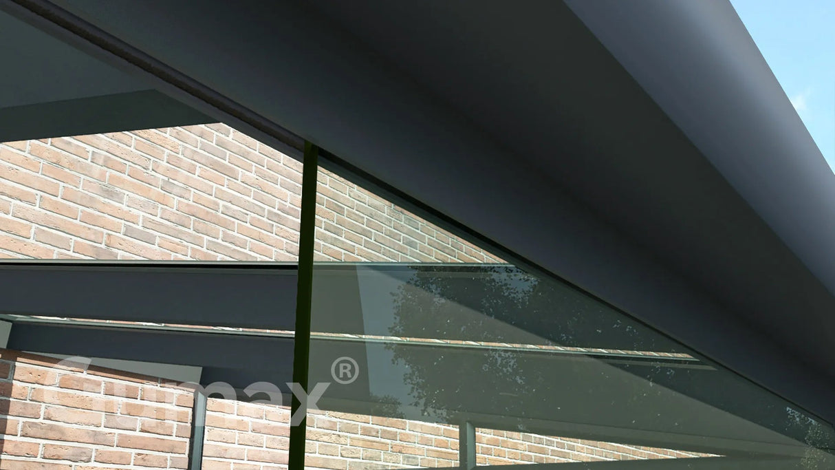 Tuinmaximaal | Glazen Schuifwand 1960 mm - 1 Rail