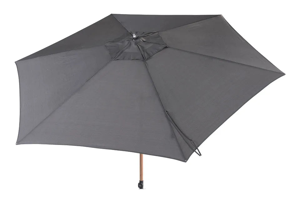 4 Seasons Outdoor | Azzurro Parasol Ø300 cm | Houtlook-Charcoal