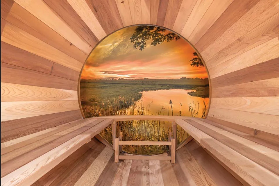 Fonteyn | Barrel Sauna Panorama 1800