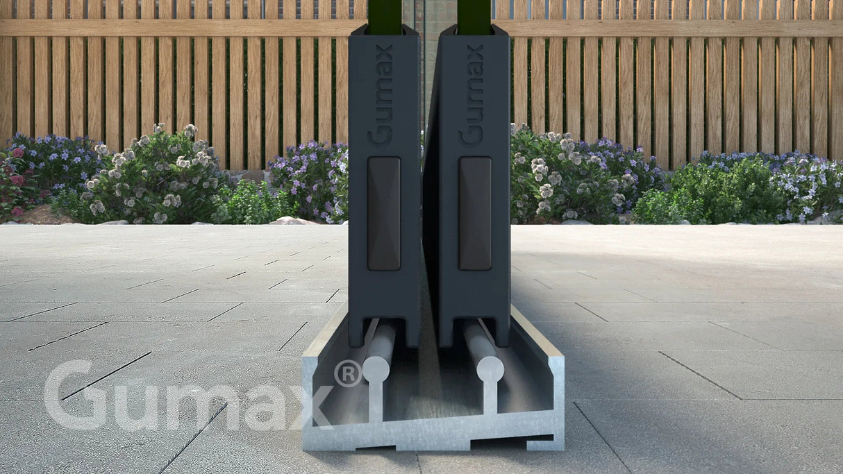 Tuinmaximaal | Glazen Schuifwand 1960 mm - 2 Rail