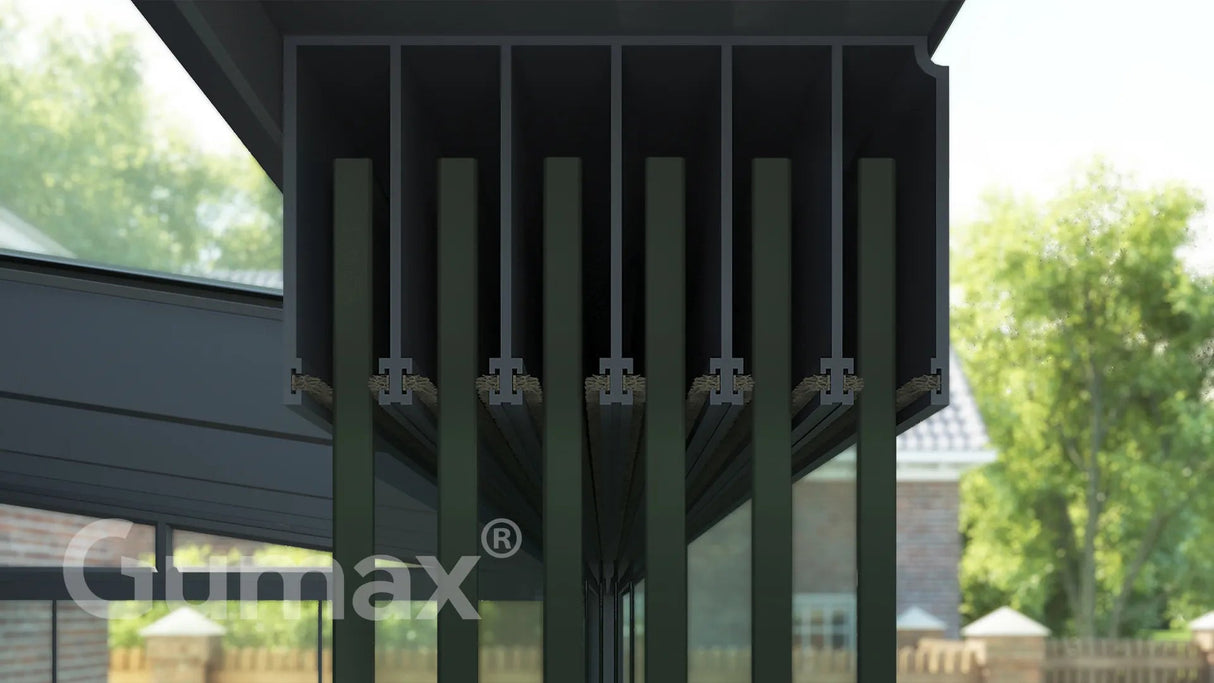 Tuinmaximaal | Glazen Schuifwand 5880 mm - 6 Rail