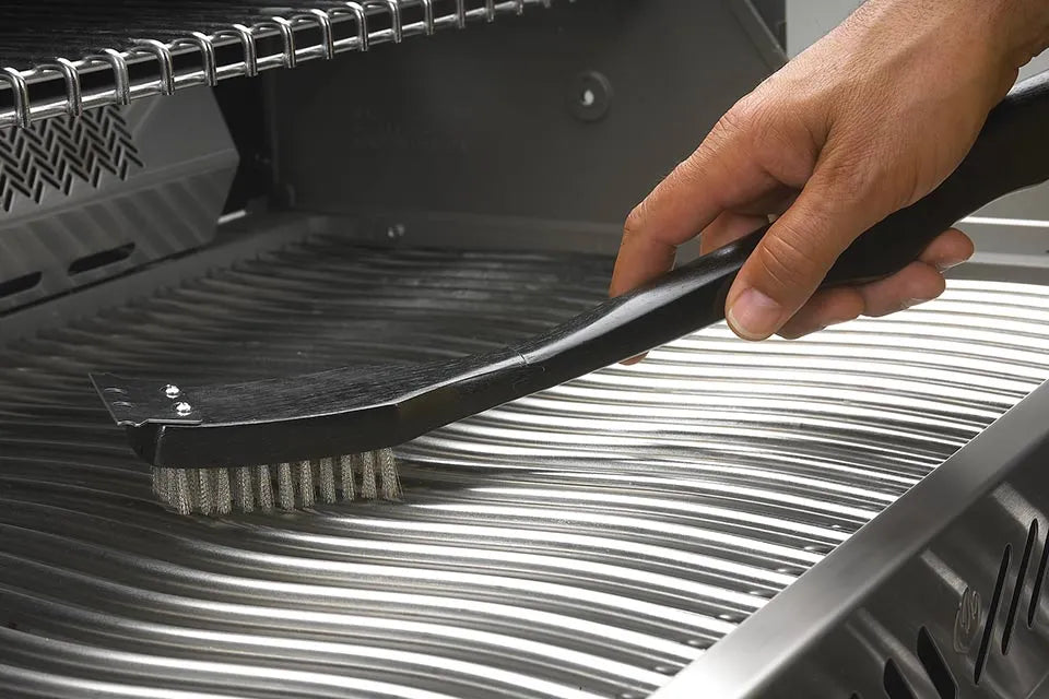 Napoleon | RVS Grillborstel Houten Handvat