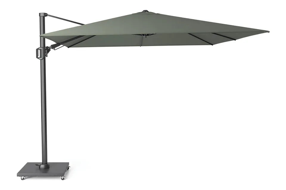Platinum Sun & Shade | Challenger T² Zweefparasol Premium 300 x 300 cm | Olive