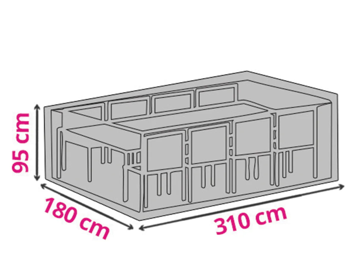 Winza | Loungesethoes Premium 310 x 180 x 95 cm
