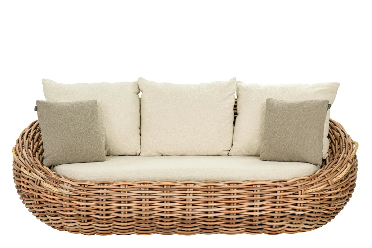 Apple Bee | Cocoon Loungebank | Mocca-Bouclé Cream