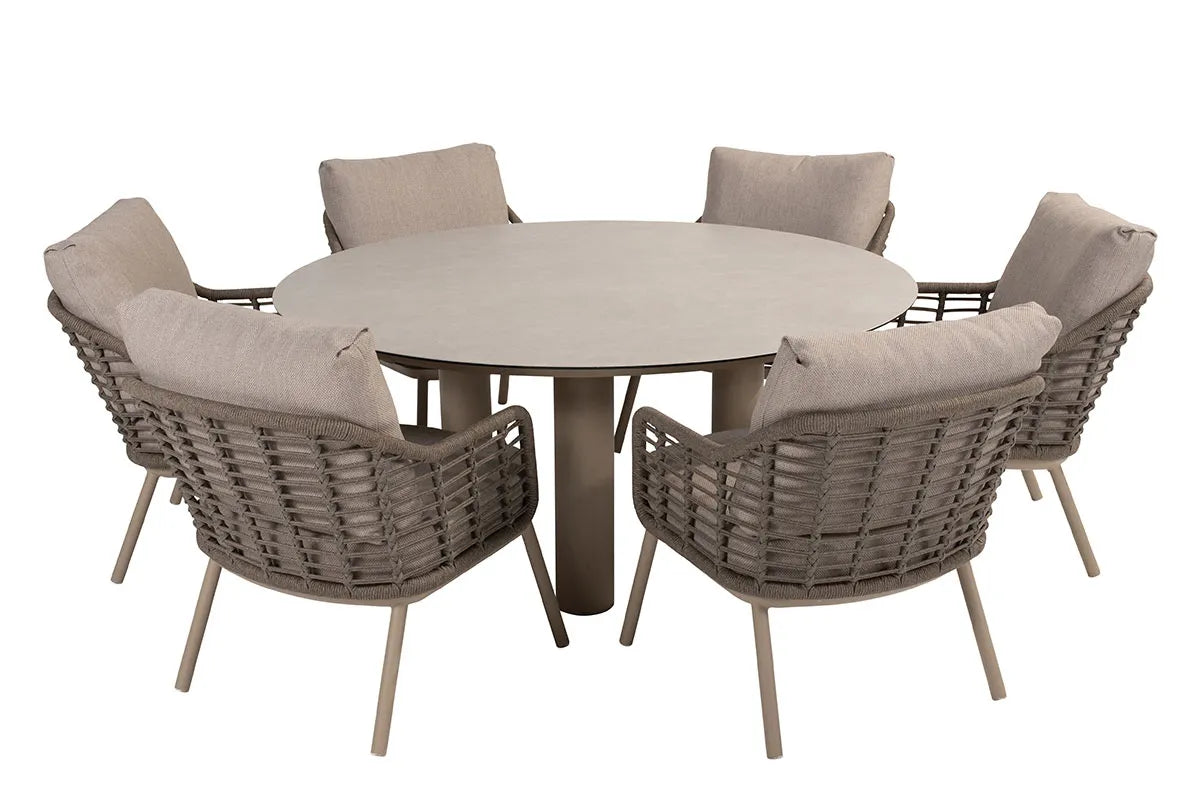 Taste by 4 Seasons | Puglia Low Diningset | Latte