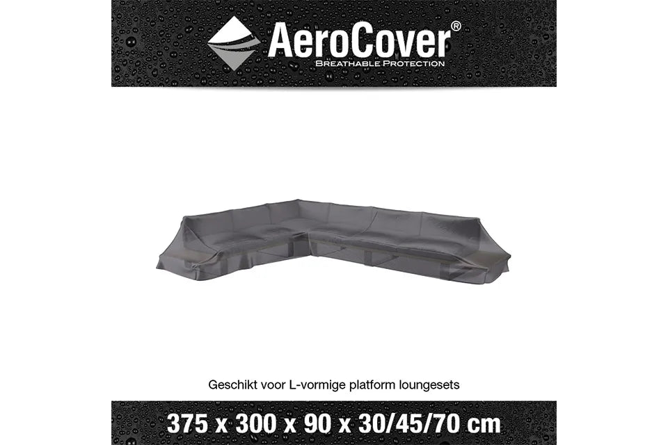 Platinum AeroCover | Loungesethoes 375 x 300 x 90 x 30-45-70(h) | L-Platform Links