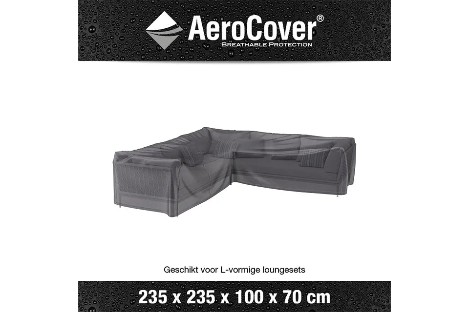 Platinum AeroCover | Loungesethoes 235 x 235 x 100 x 70(h) cm | L-vorm