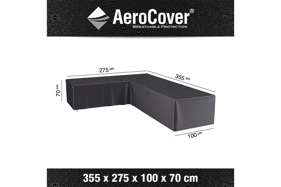 Platinum AeroCover | Loungesethoes 355 x 275 x 100 x 70(h) | L-vorm Links