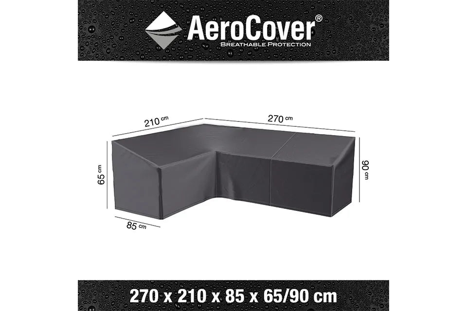 Platinum AeroCover | Loungesethoes 270 x 210 x 85 x 65(h) cm | L-vorm Links
