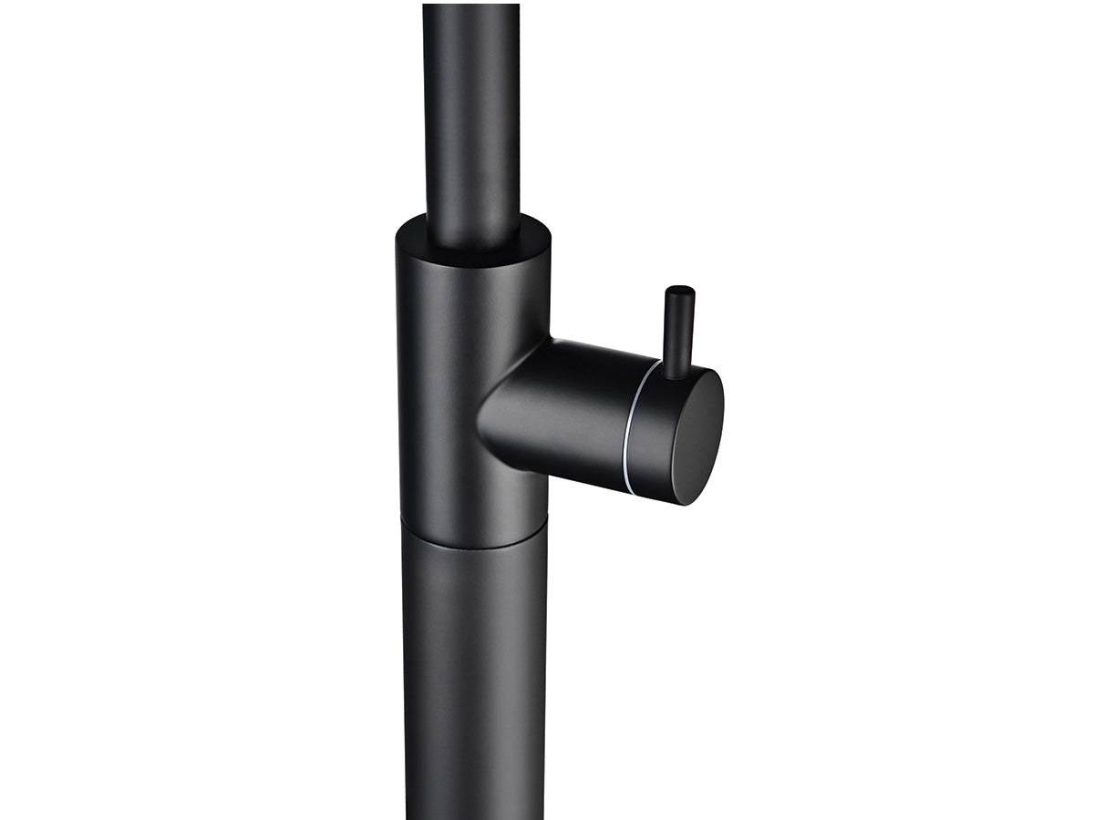 Poolimex | Alaska Buitendouche Koud | RVS Matt Black