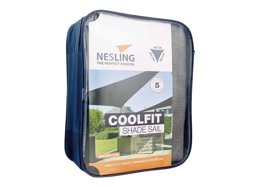 Platinum Sun & Shade | Coolfit Schaduwdoek Driehoek 500 x 500 x 500 cm | Antraciet