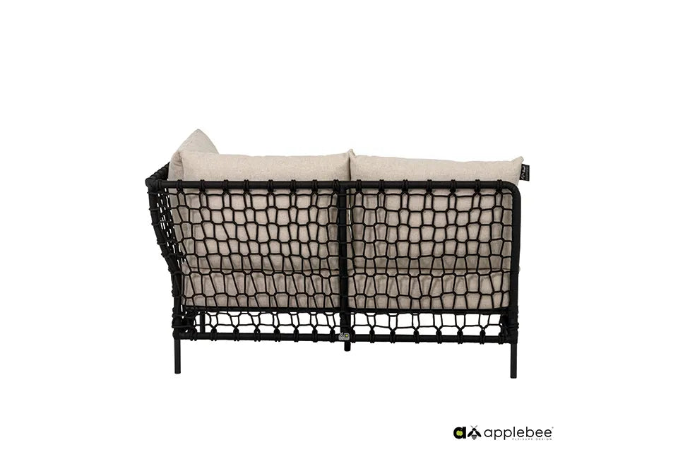 Apple Bee | Pure Loungebank 2-zits Links | Black Grey