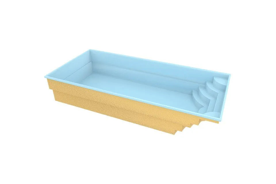 Fonteyn | Blanes Polyester Zwembad 820 x 370 x 150 cm | Samengesteld