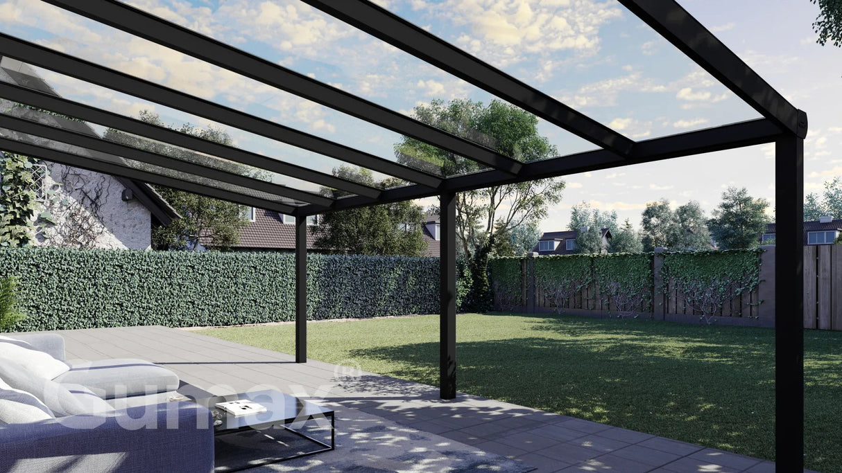 Tuinmaximaal | Glass Line Veranda Modern Mat Zwart
