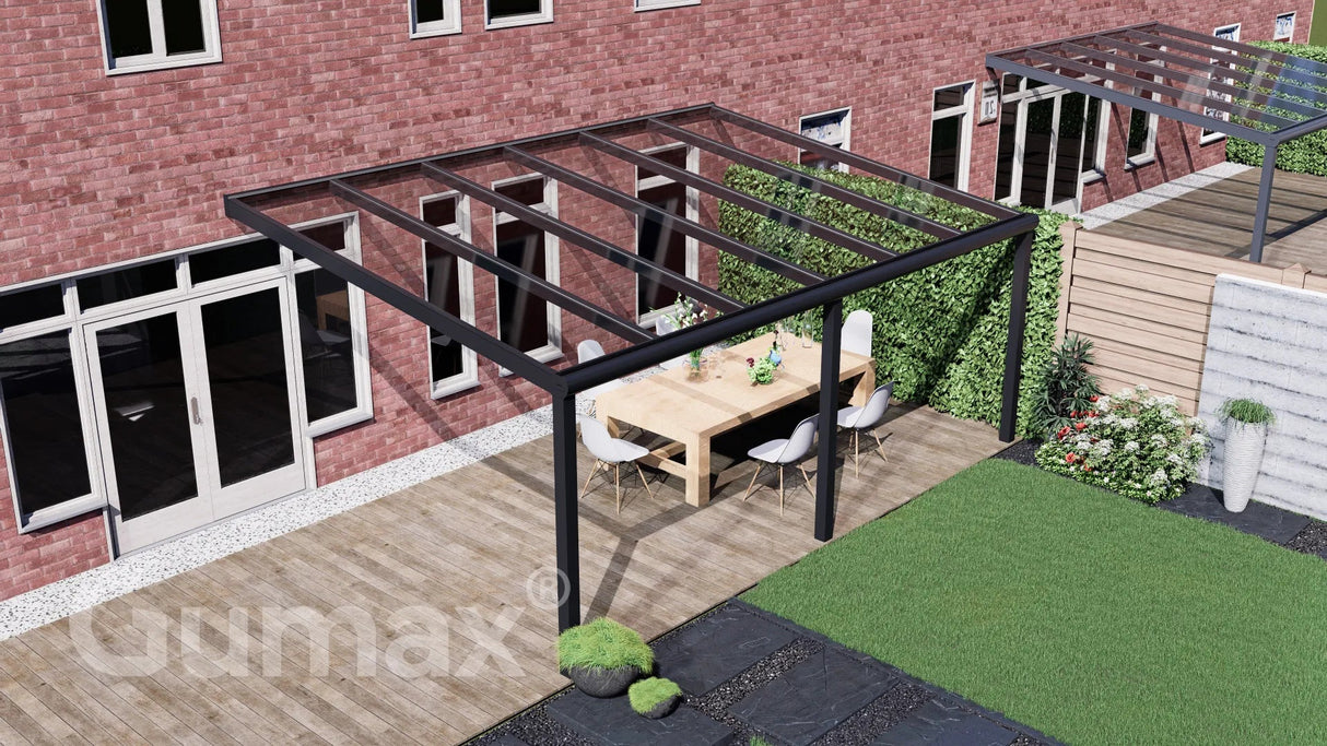 Tuinmaximaal | Glass Line Veranda Modern Mat Zwart
