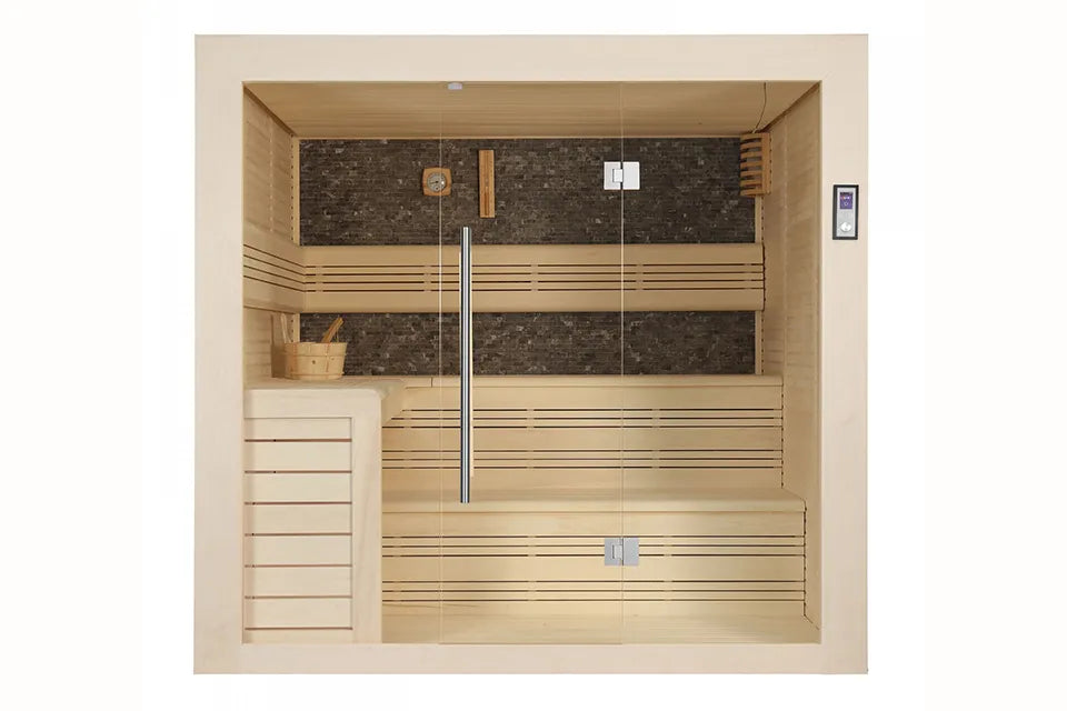 Fonteyn | Luxor 200 Sauna Compleet | Black Stone