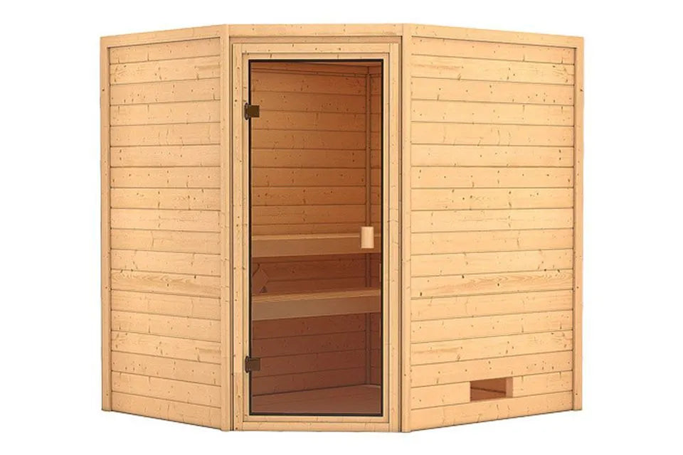 Karibu | Mia Sauna | Bronzeglas Deur