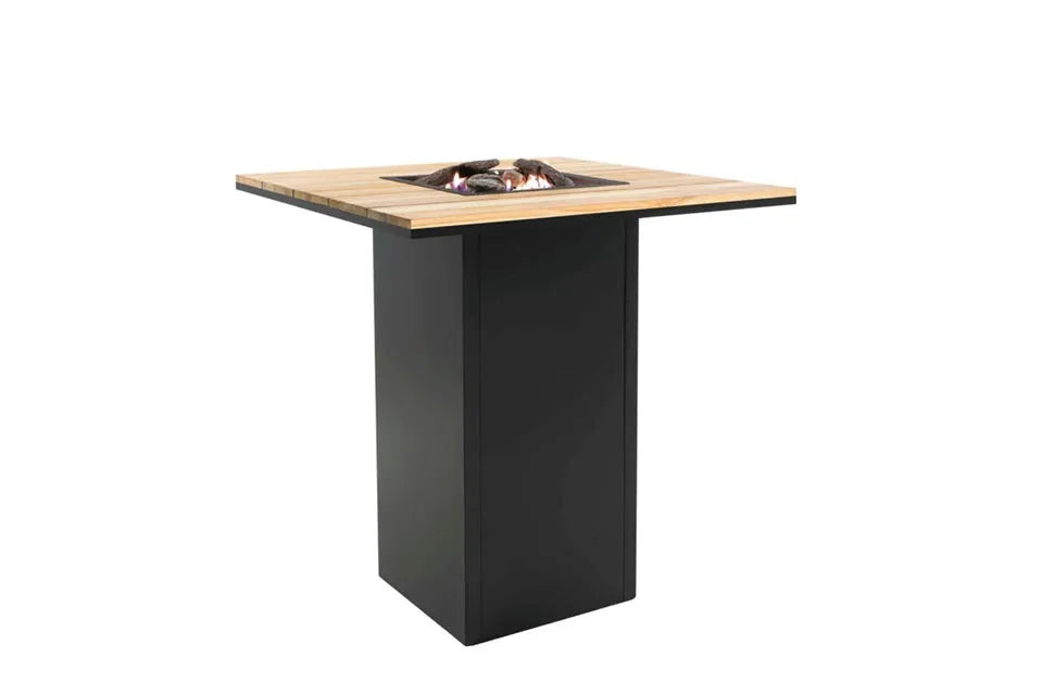Cosi | Cosiloft 100 Bartable | Black Frame | Teak Top