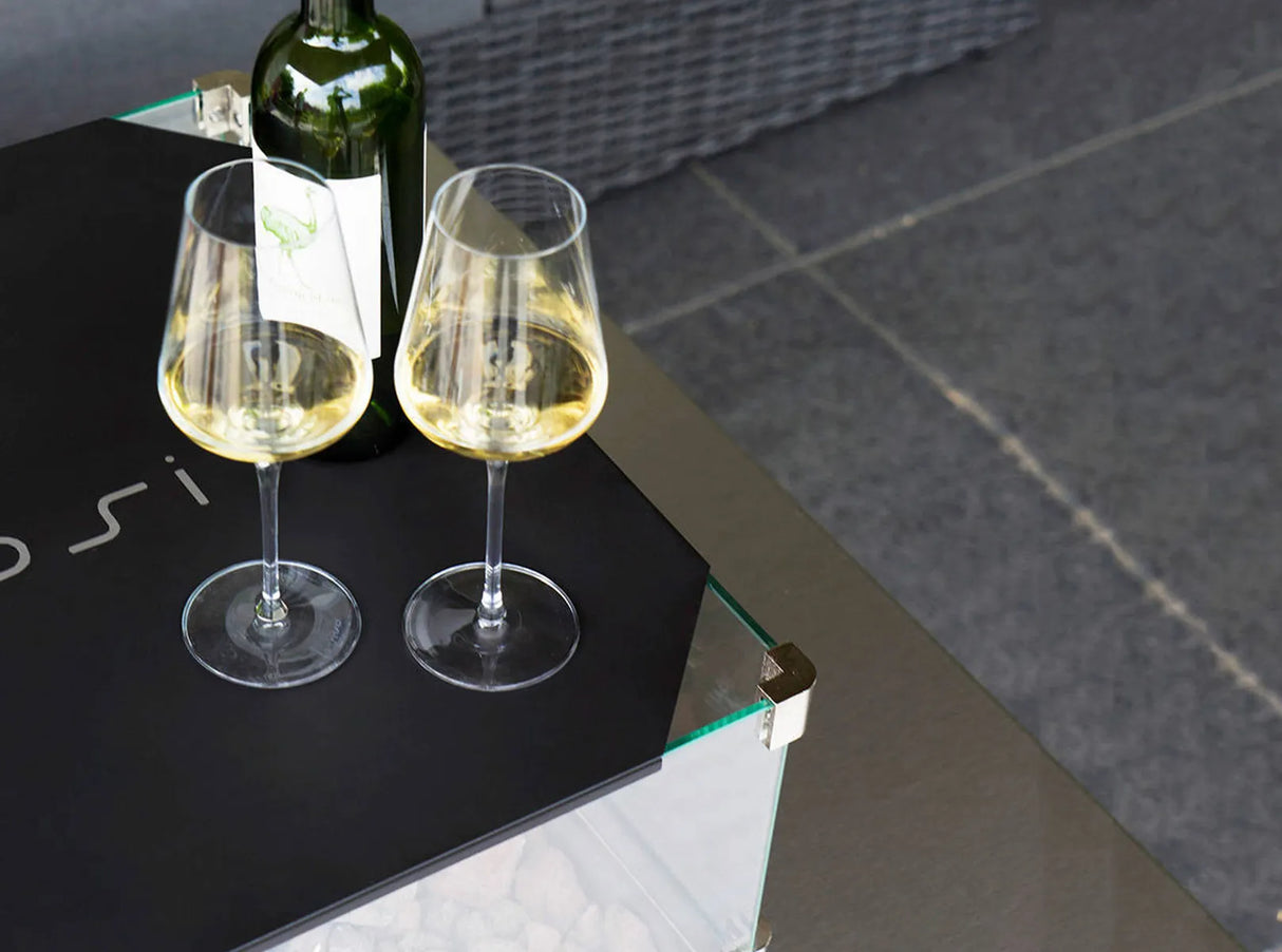 Cosi | Cover top To Place Above Glass Set L Metal Black
