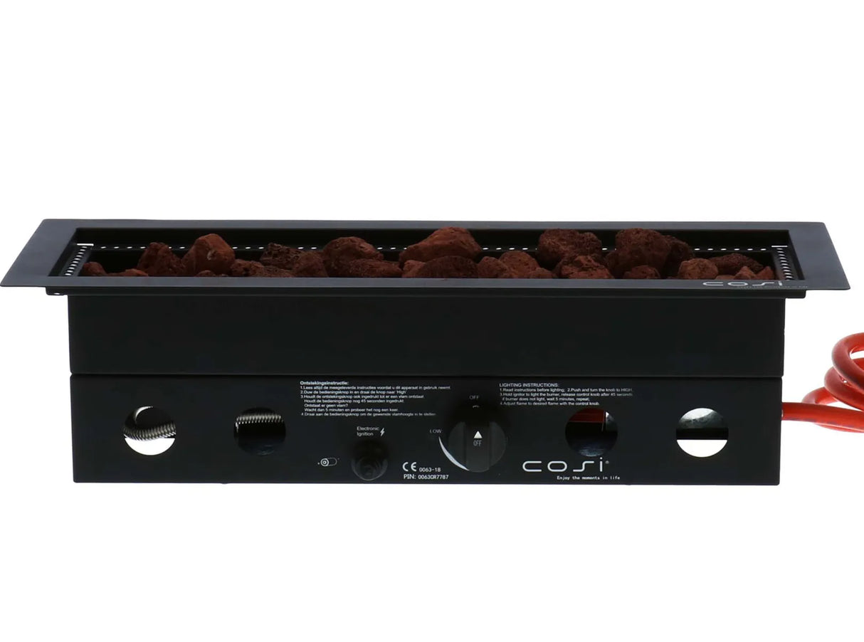 Cosi | Cosiburner Inbouwbrander | Straight Black