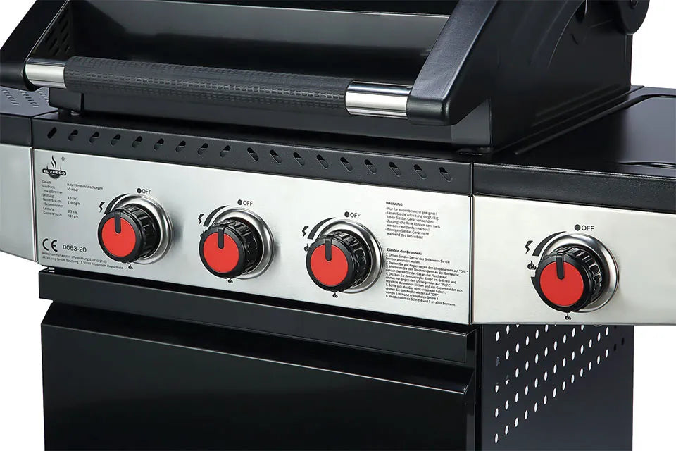 El Fuego | Gas BBQ Houston | 3+1 brander