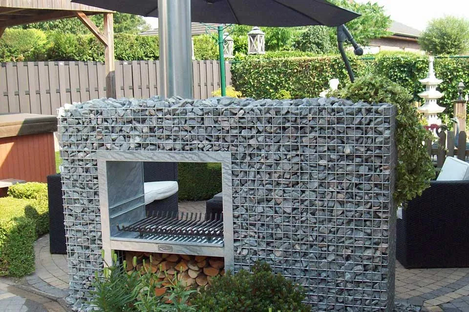 Gardeco | Doorkijkhaard Classic 130cm. Incl. Stenen