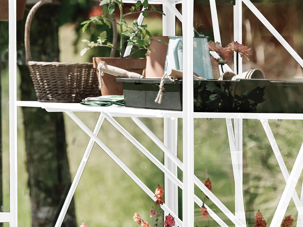 Royal Well | Tafel Kate IV Tuinkas | Wit