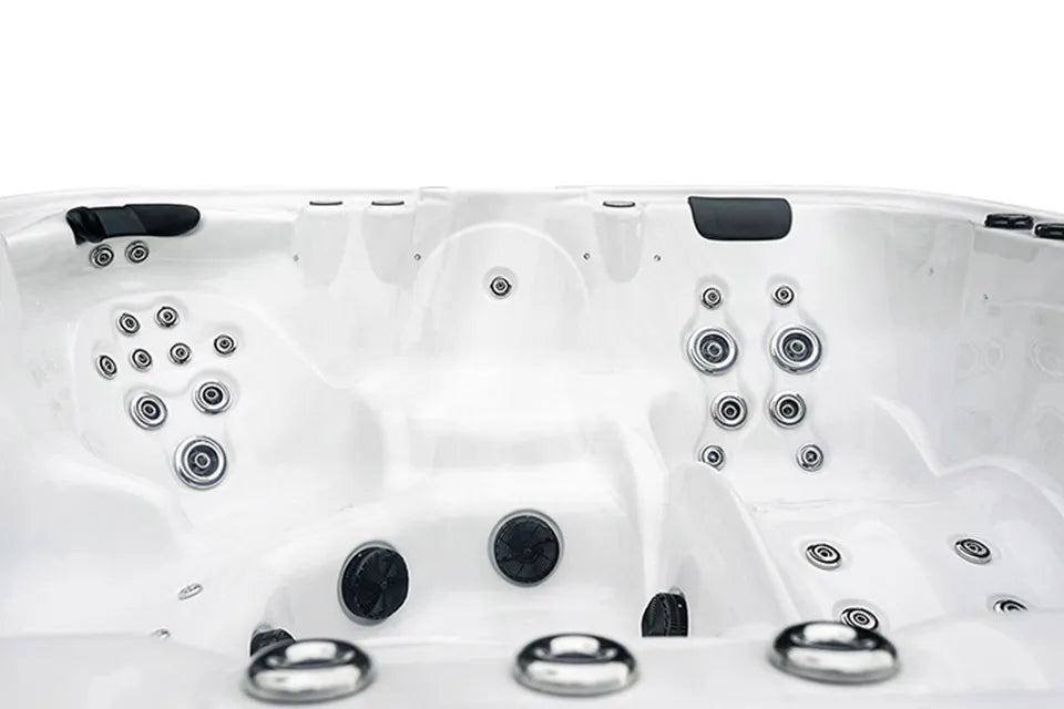 Tropic Spas | Key Largo Spa | Sterling White with Grey