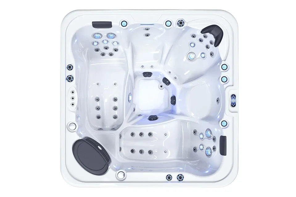 Tropic Spas | Key Largo Spa | Sterling White with Grey