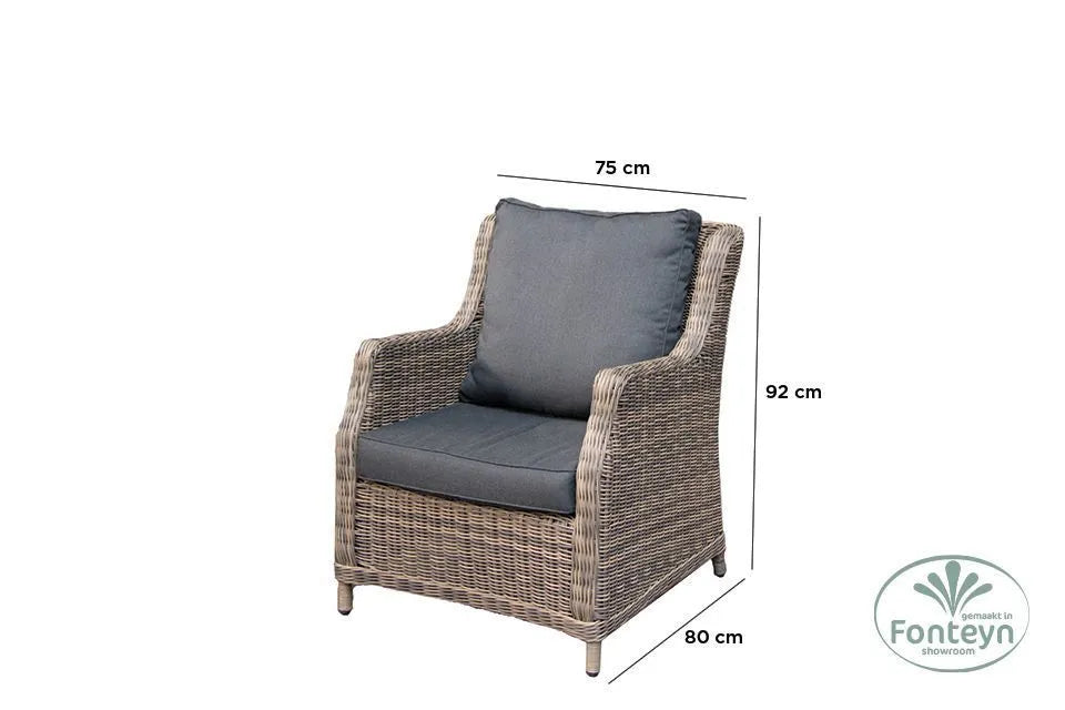 Fonteyn | La Donna 2.0 Loungestoel | Cappuccino