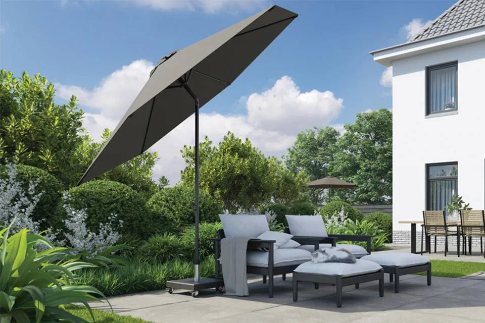 Platinum Sun & Shade | Lisboa Parasol Ø250 cm | Antraciet