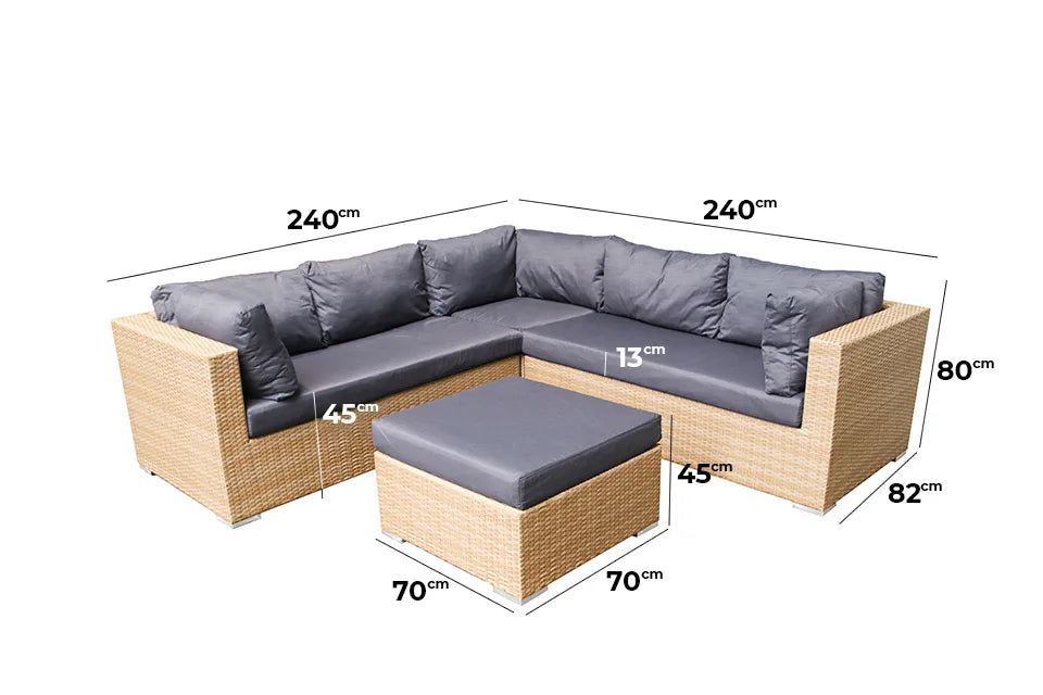 Fonteyn | Rimini Loungeset | Naturel