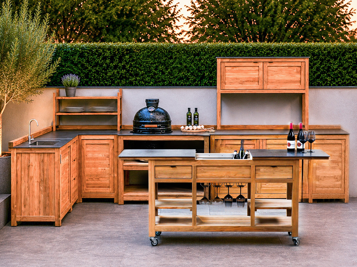 Passion Grills | Milano Buitenkeuken Opstelling 15 | Belgium Dark Grey