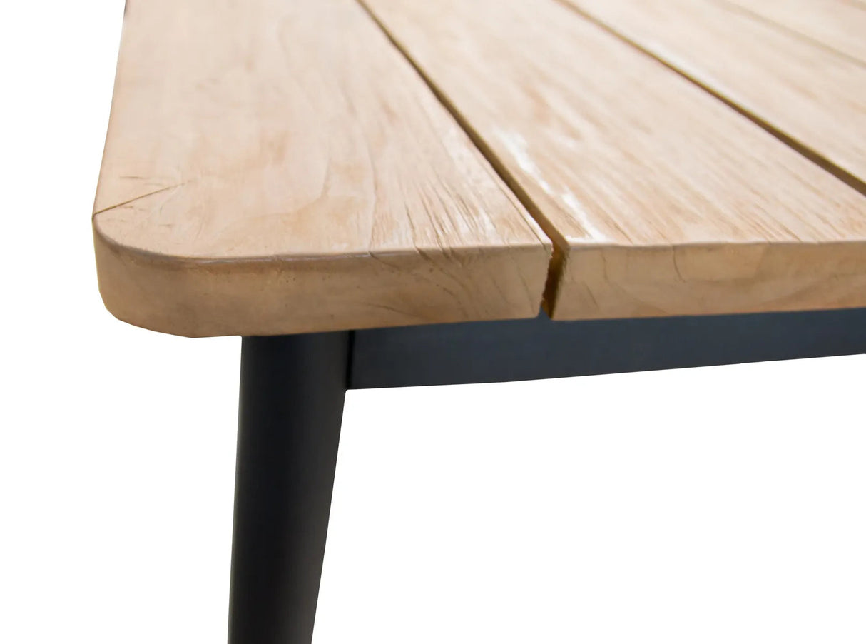 Apple Bee | Milou Tuintafel 240 x 100 cm | Teak-Black