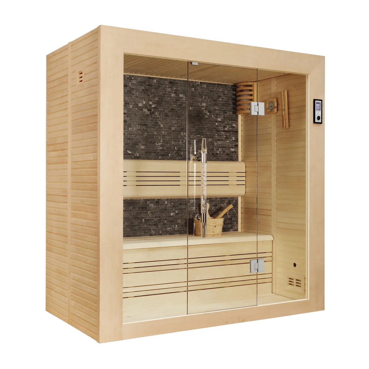 Fonteyn | Mirage Sauna Compleet | Black Stone