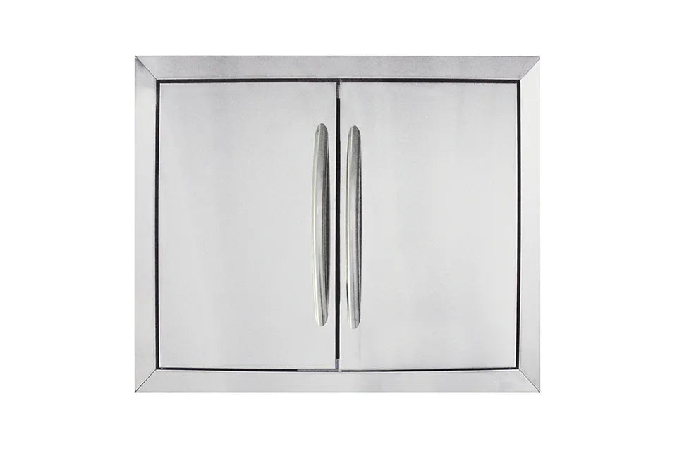 Napoleon | Dubbele RVS Inbouwdeur Kit. | Klein