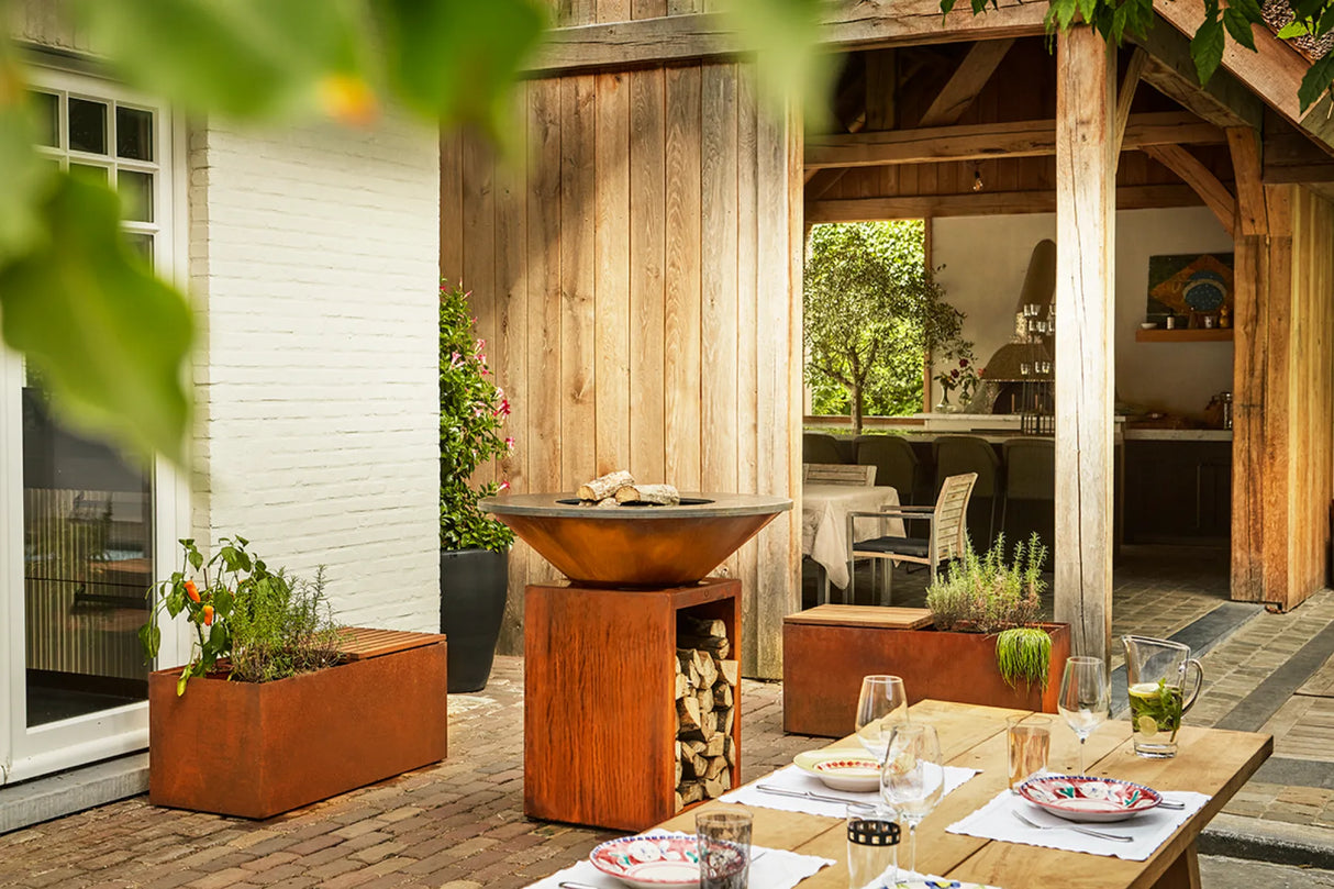 OFYR | Herb Garden Bench Corten