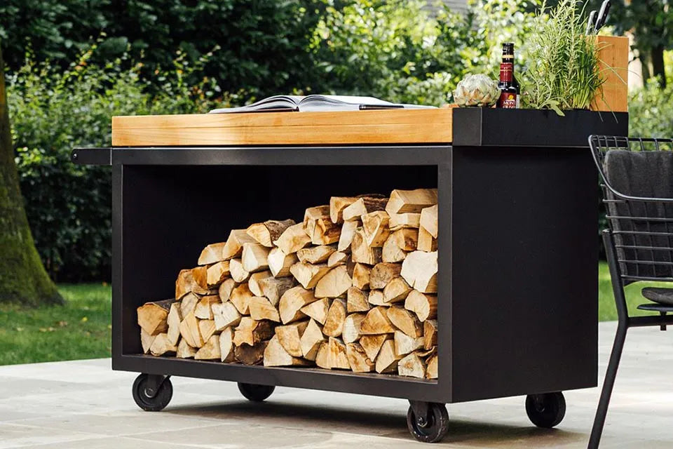 OFYR | Mise en Place Table Black 135 PRO | Teak Wood