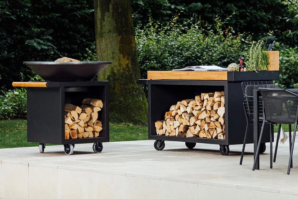 OFYR | Mise en Place Table Black 135 PRO | Teak Wood