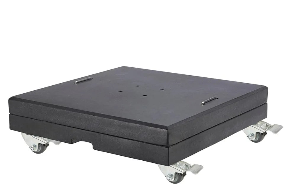 Platinum Sun & Shade | Parasolvoet Modena XL Graniet met Wielen | 150 kg