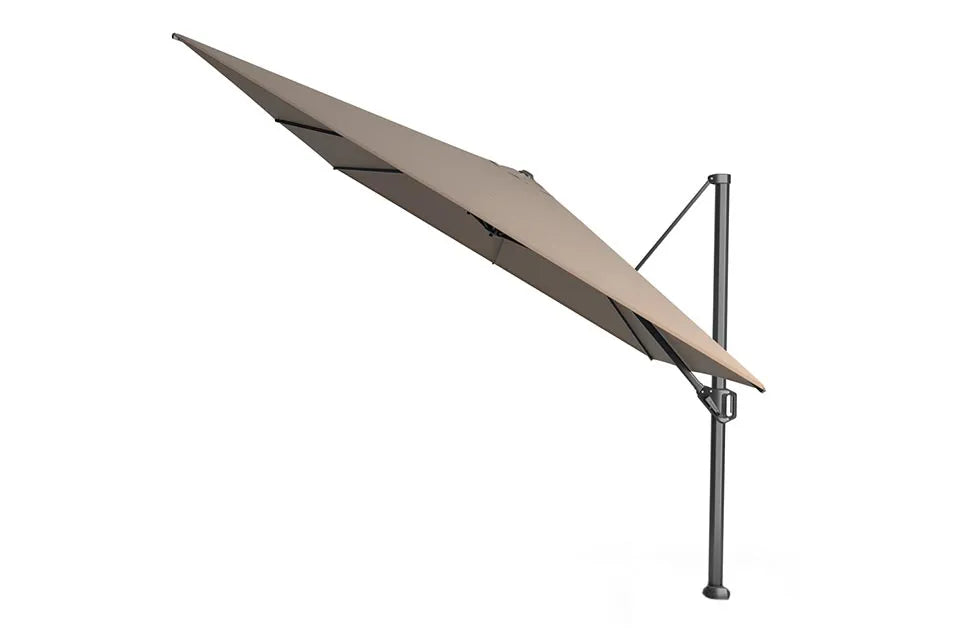 Platinum Sun & Shade | Challenger T¹ Zweefparasol Premium 400 x 300 cm | Havana