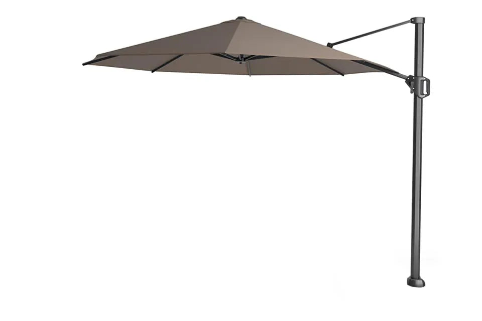 Platinum Sun & Shade | Challenger T¹ Zweefparasol Premium Ø350 cm | Havana