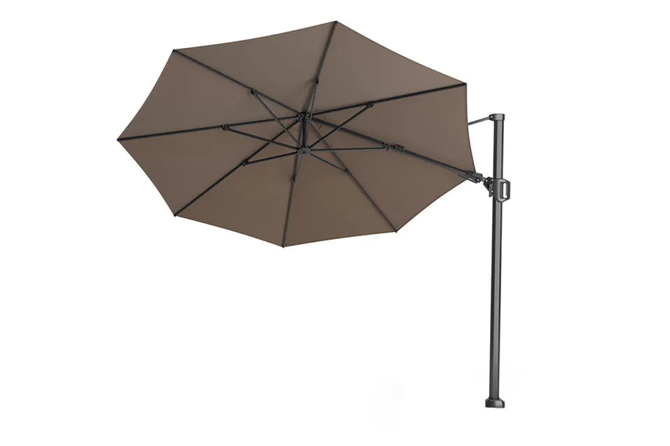 Platinum Sun & Shade | Challenger T² Zweefparasol Premium Ø350 cm | Havana