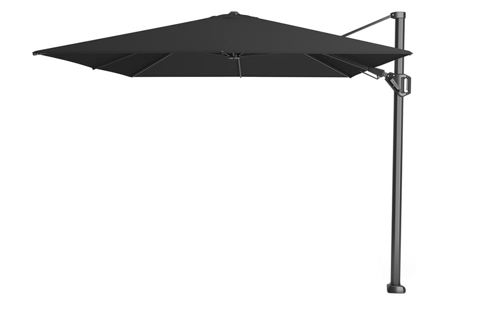 Platinum Sun & Shade | Challenger T² Zweefparasol 350 x 260 cm | Black