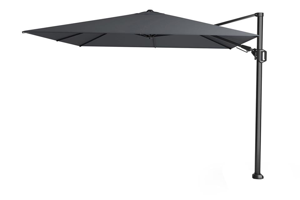 Platinum Sun & Shade | Challenger T² Zweefparasol 300 x 300 cm | Antraciet