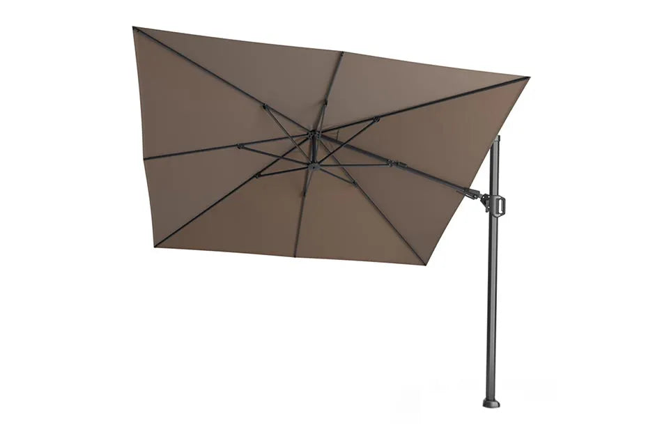Platinum Sun & Shade | Challenger T² Zweefparasol Premium 300 x 300 cm | Havana